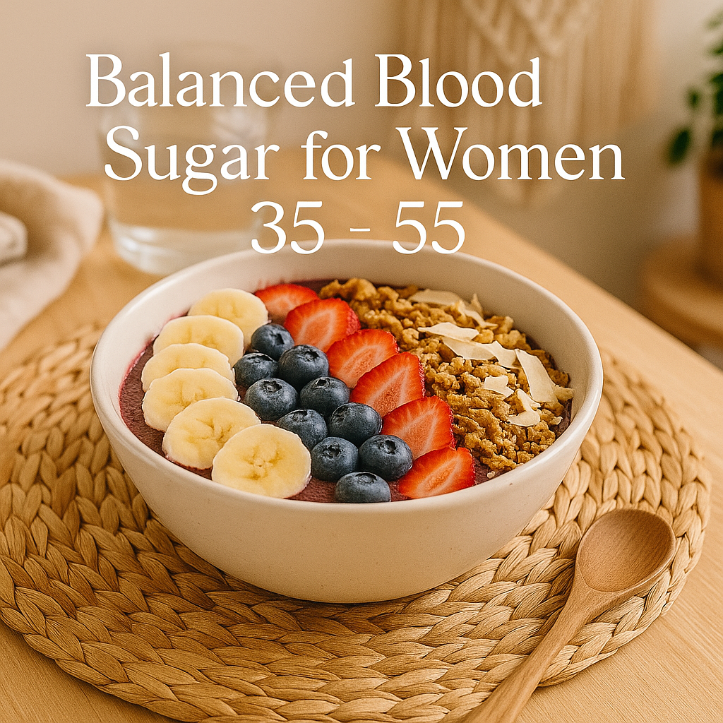 ⭐ Blood Sugar for Women 35–55: Why It Impacts Your Energy, Weight, Mood, Cravings & Sleep