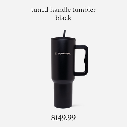 Black Tuned Handle Tumbler